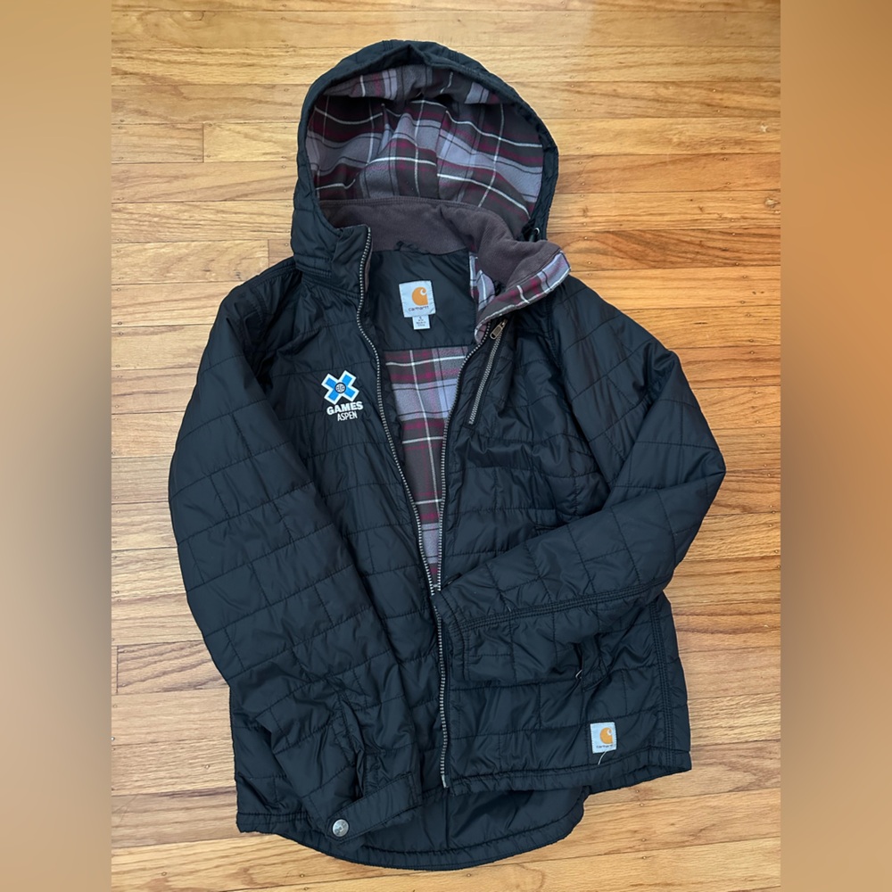 Carhartt Women's Small lined puffer jacket - X Games Aspen embroidery
